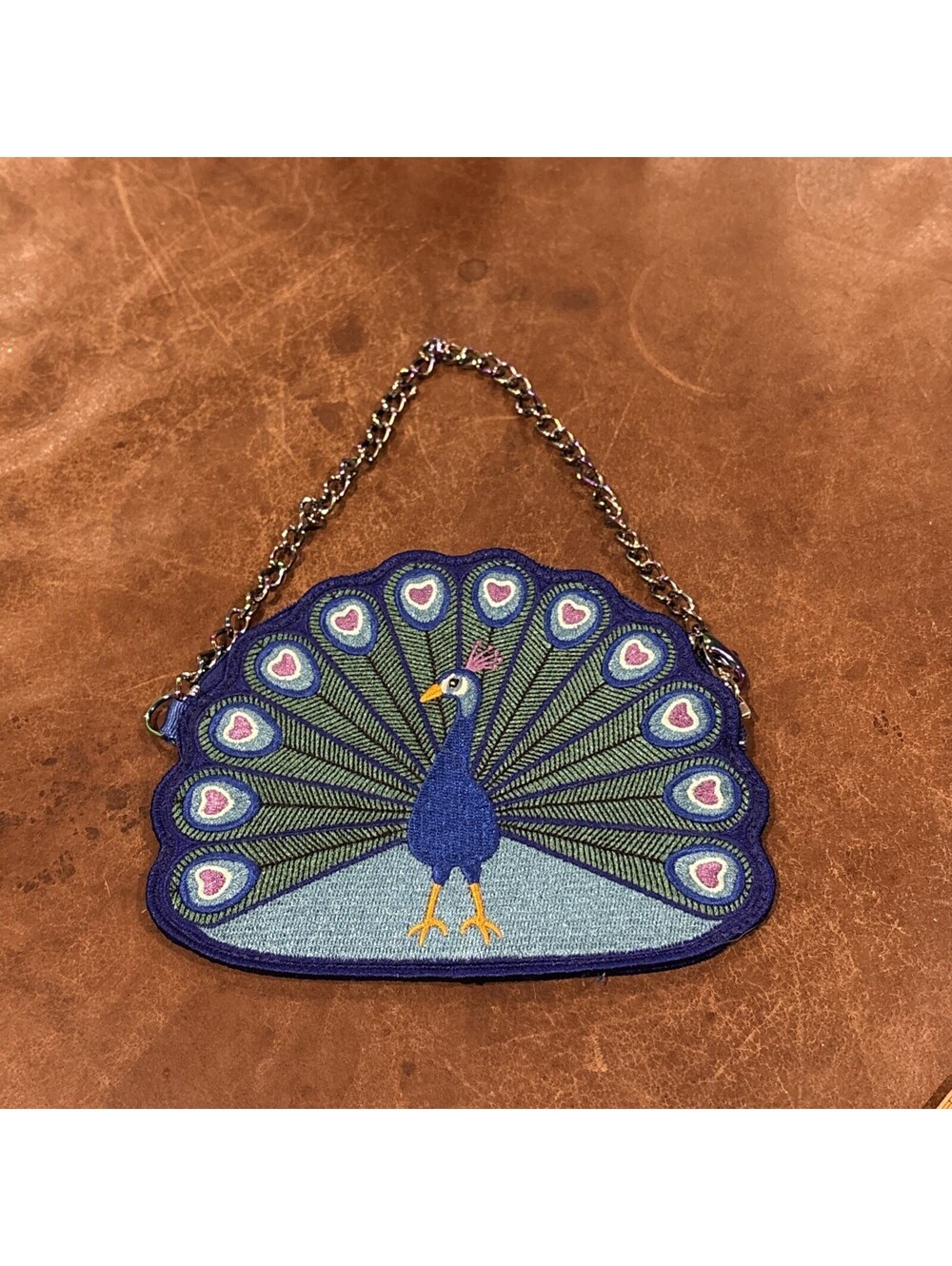 Harveys Seatbelt Bag Limited Edition Peacock Coin Purse / Bag Charm